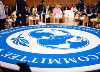 Vista general de una sesión plenaria del CMFI durante las Reuniones de Primavera del FMI y el Banco Mundial de 2025, celebradas en la sede del FMI en Washington, D. C., EE. UU., el 25 de abril de 2025. Las Reuniones de Primavera del FMI y el Banco Mundial de 2025 se celebrarán del 22 al 26 de abril en Washington, D. C. Foto: La Hora/EFE