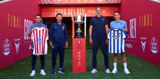 Atlético de Madrid y Real Sociedad se verán las caras en el Estadio La Cartuja de Sevilla en la gran final de la Copa del Rey.